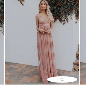 SOLD ON M Antonia maxi dress mauve
